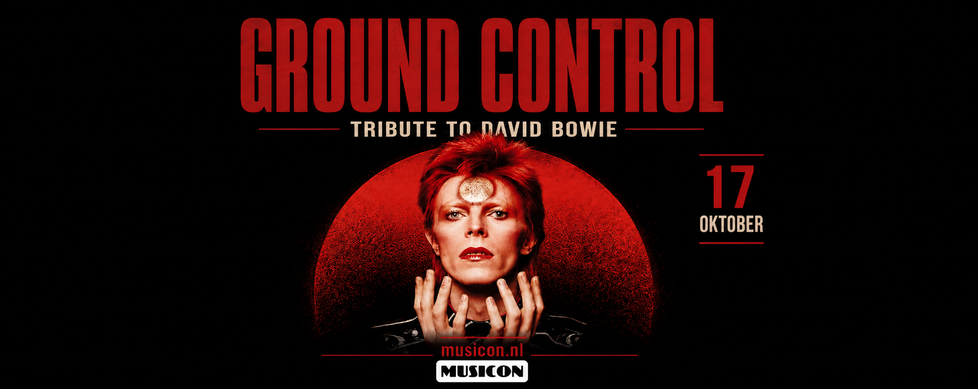 GROUND CONTROL – TRIBUTE TO DAVID BOWIE in Musicon, Den Haag