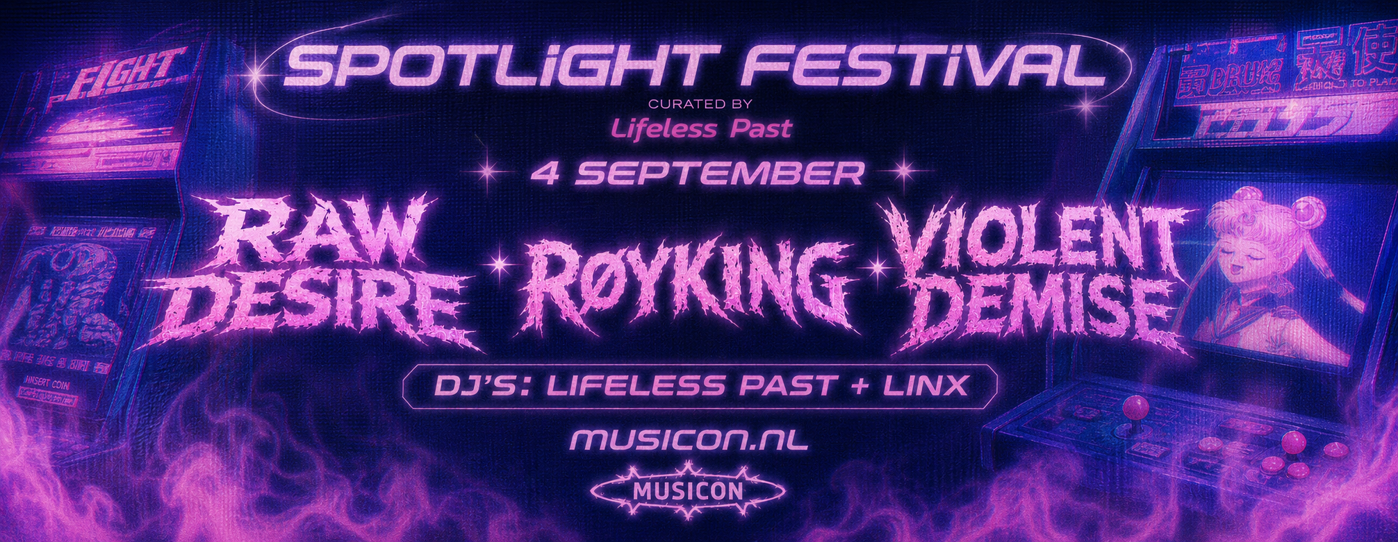 Spotlight Festival: Curated by LIFELESS PAST in Musicon, Den Haag