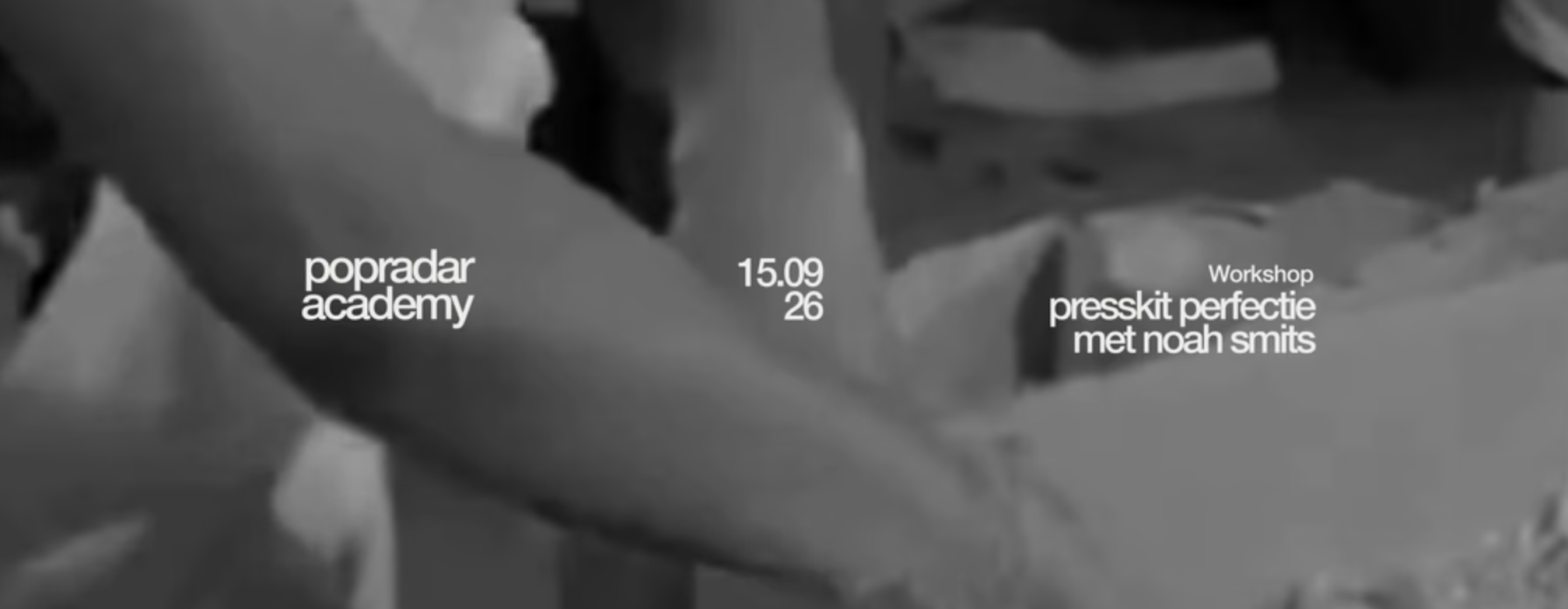 Popradar Academy – Presskit Perfectie met Noah Smits in Musicon, Den Haag
