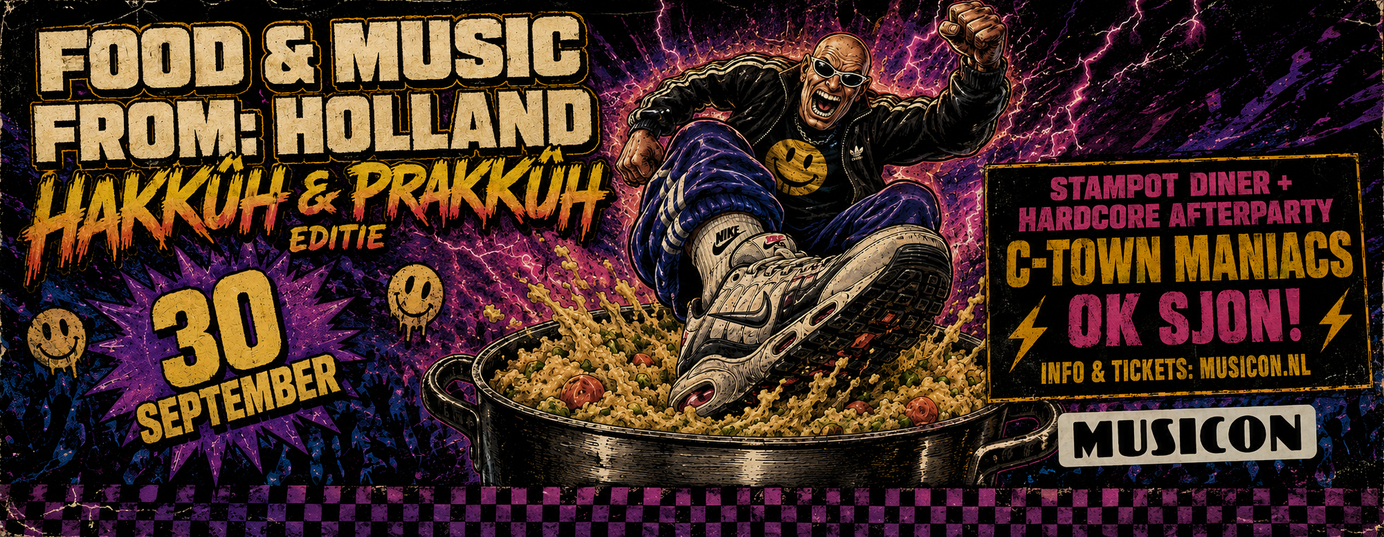 Food & Music From Holland: Hakkûh & Prakkûh editie in Musicon, Den Haag